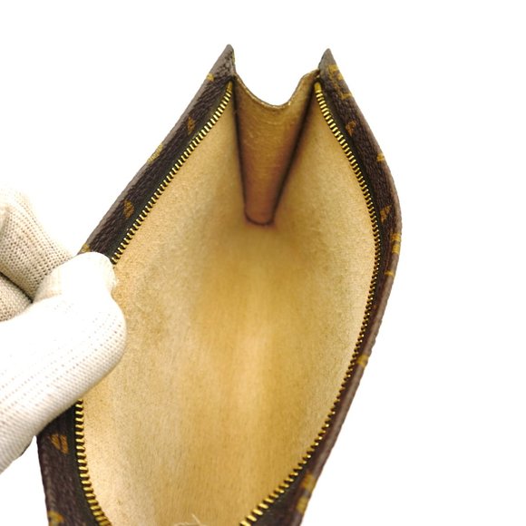 Louis Vuitton Monogram Canvas Leather Toiletry Pouch 20 Travel Bag - Picture 9 of 10